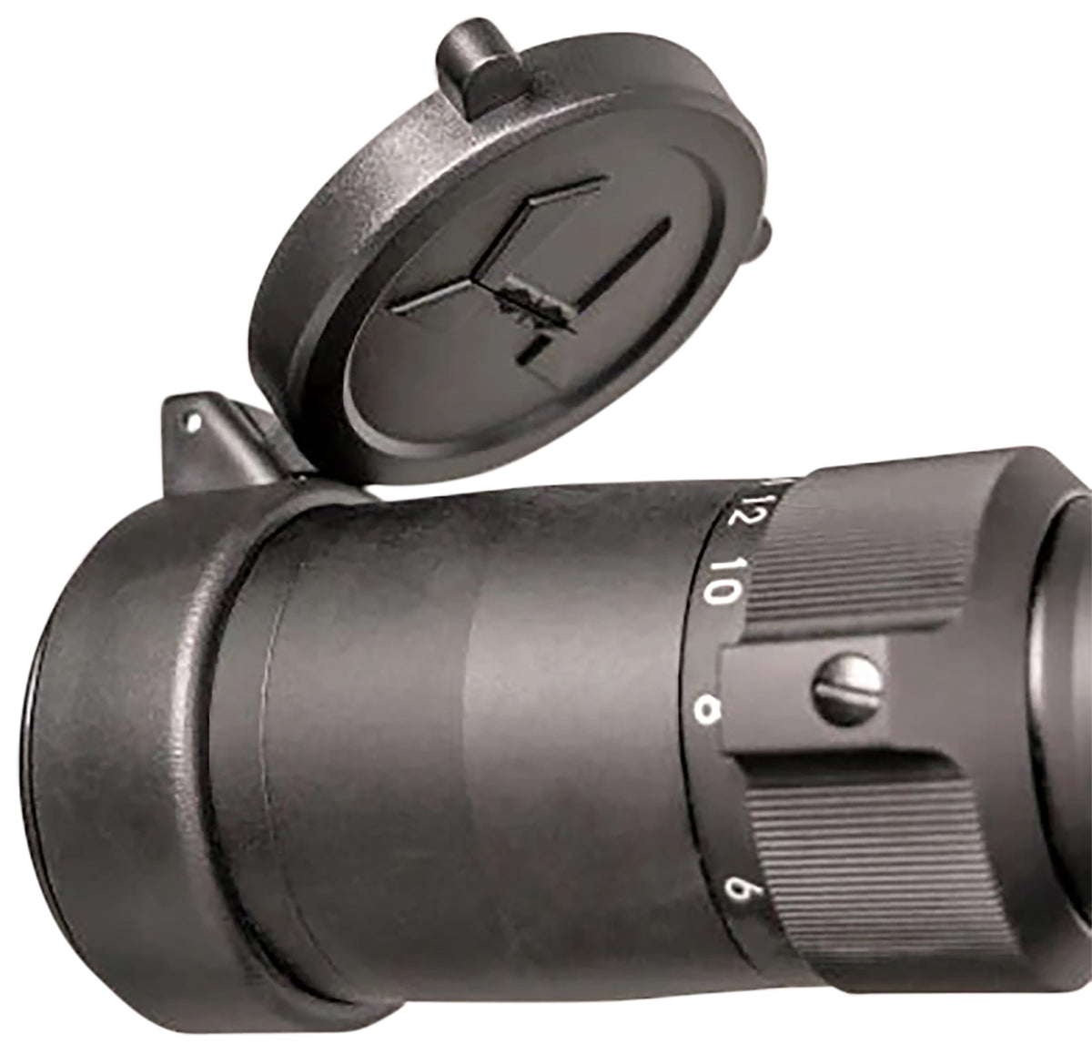 Huskemaw Optics 20SFC520 Flip-Up Scope Lens Caps for 5-20x50 Blue Diamond Black