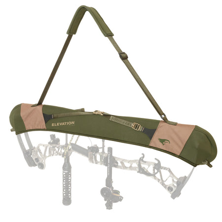 Elevation Adjustable Quick Release Compound Bow Sling Olive/Tan