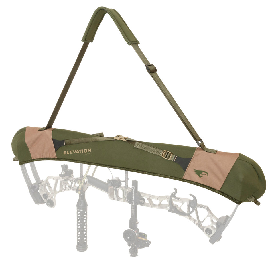 Elevation Adjustable Quick Release Compound Bow Sling Olive/Tan