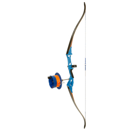 Fin Finder BankRunner Recurve Package Blue Sidewinder Reel Right Hand