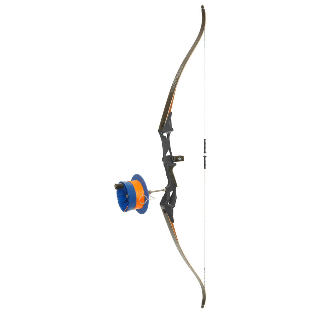 Fin Finder BankRunner Recurve Package Black Sidewinder Reel Right Hand