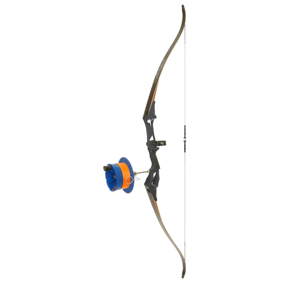 Fin Finder BankRunner Recurve Package Black Sidewinder Reel Right Hand