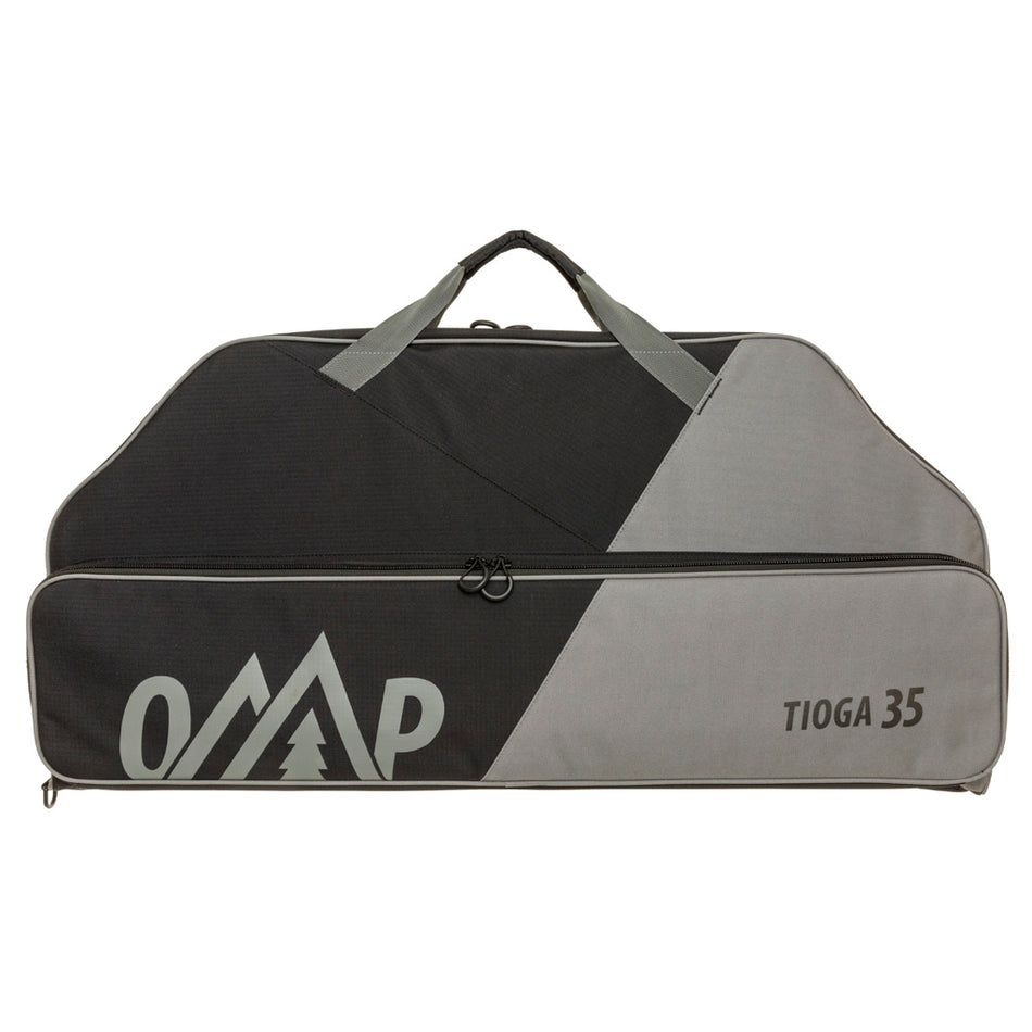 October Mountain Tioga 35 in. Bow Case Black/Grey