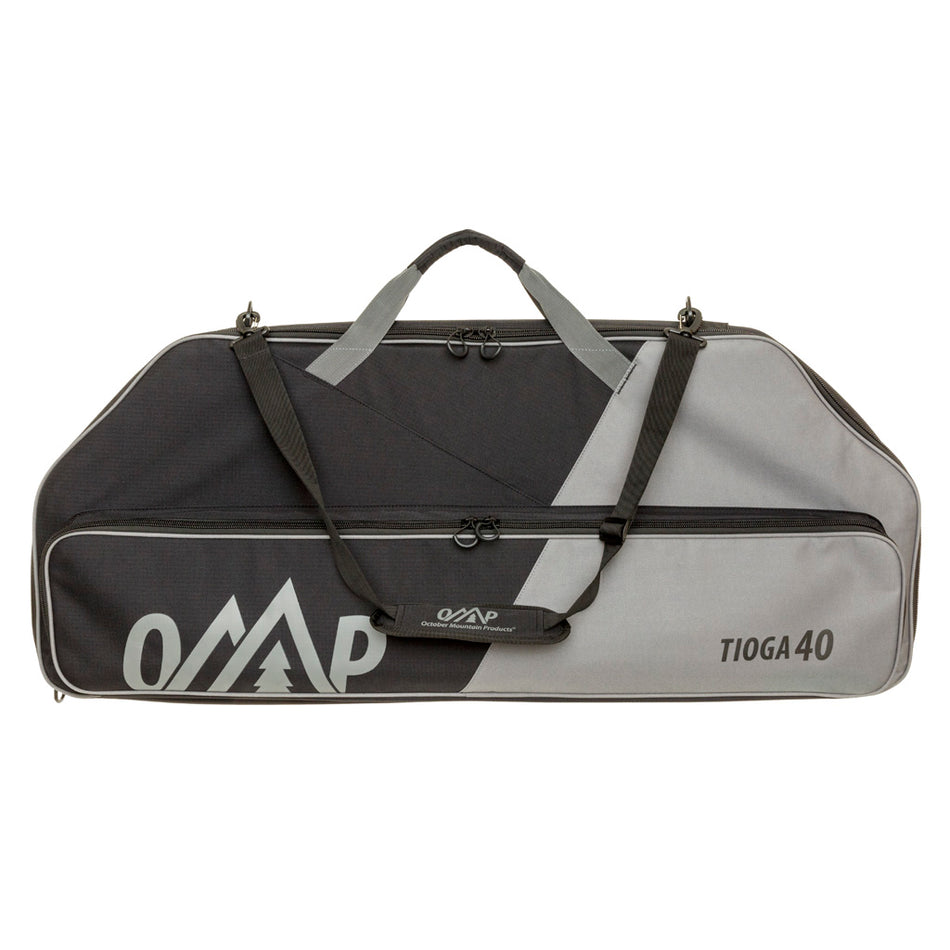 October Mountain Tioga Bow Case 40 in. Black and Grey