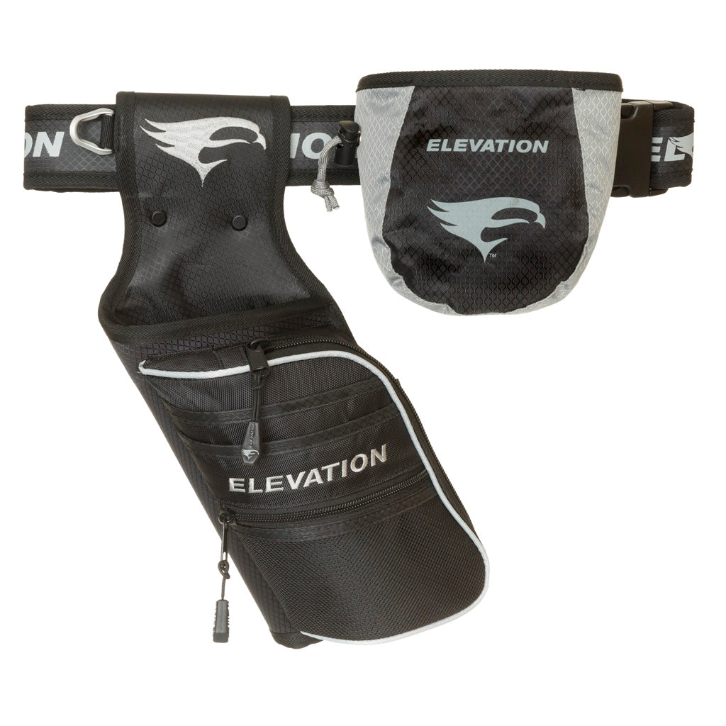 Elevation Nerve Youth Quiver Package Black RH with Belt and Release Pouch