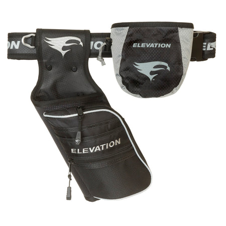 Elevation Nerve Youth Quiver Package Black RH with Belt and Release Pouch