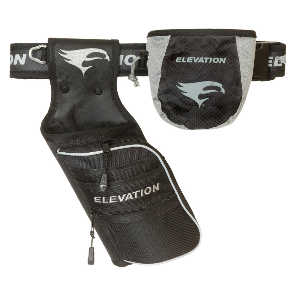 Elevation Nerve Youth Quiver Package Black LH with Belt and Release Pouch