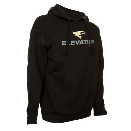 Elevation Peregrine Falcon Topographic Map Hoodie Black Large