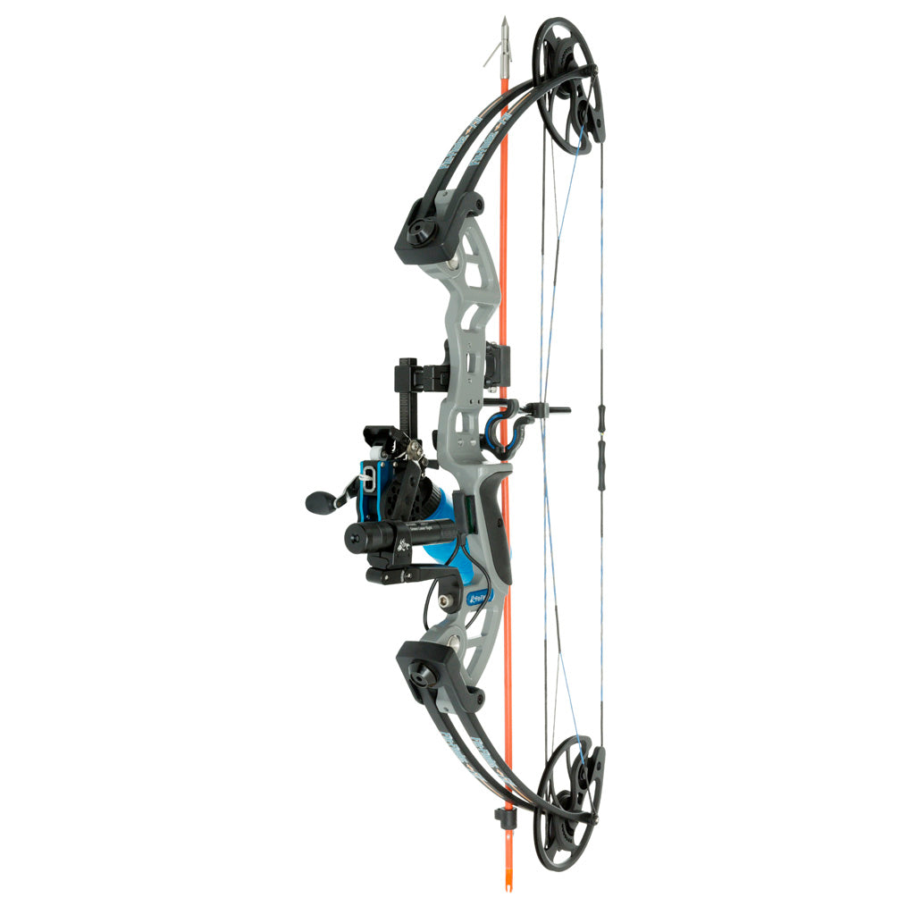 Fin Finder F-31 Ready-to-Fish Bowfishing Bow Package BLS Winch Pro Reel RH