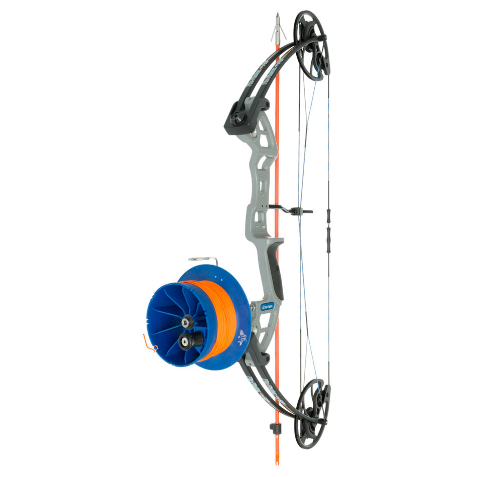 Fin Finder F-31 Ready-to-Fish Bowfishing Bow Package Sidewinder Drum Reel RH