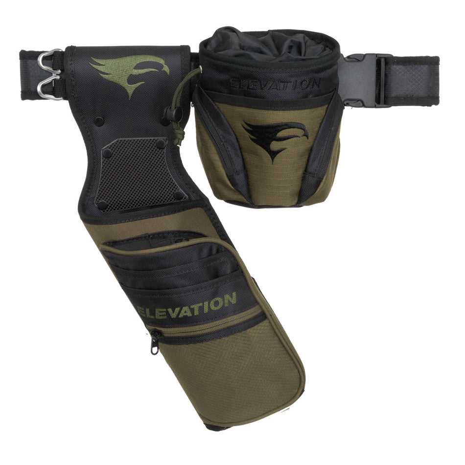 Elevation Nerve Archery Quiver Package Ambush Green Right Hand