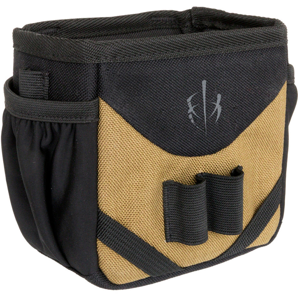 BlackHeart Reflex Ammo Shell Pouch Black/Brown with Side Pockets
