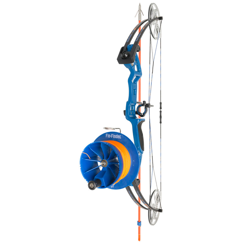Fin Finder F-31 LE Light Edition Bowfishing Bow Package Sidewinder Drum Reel RH