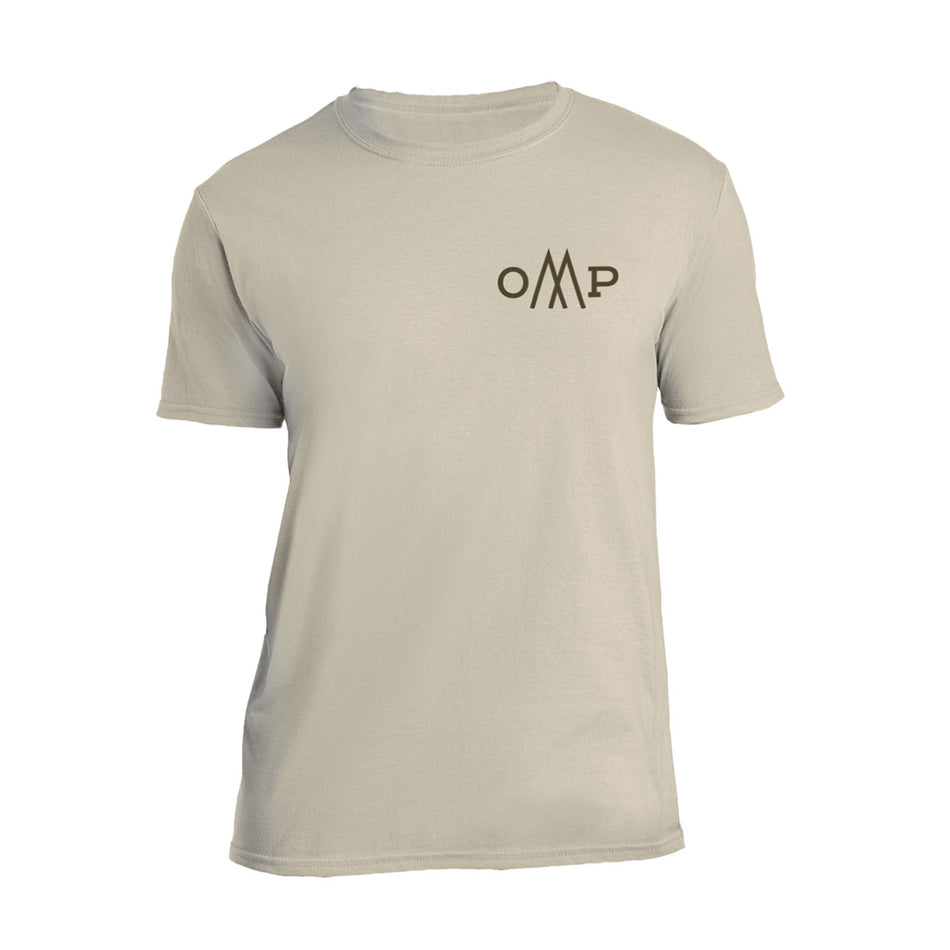 October Mountain Tradition Cotton T-Shirt Sand Medium