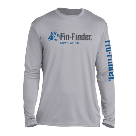 Fin Finder Skulls UPF 50 Performance Longsleeve Grey X-Large