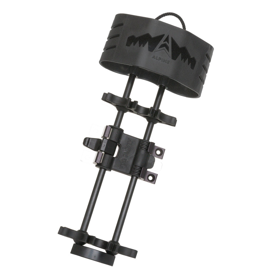 Alpine Waypoint 4-Arrow Archery Quiver Black