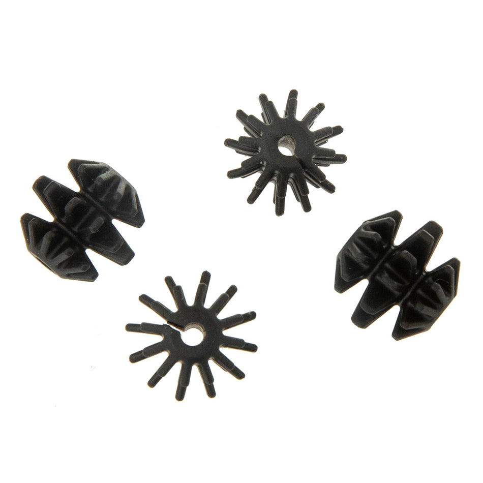 October Mountain Blackberry String Silencer Black TPR Rubber 4pk