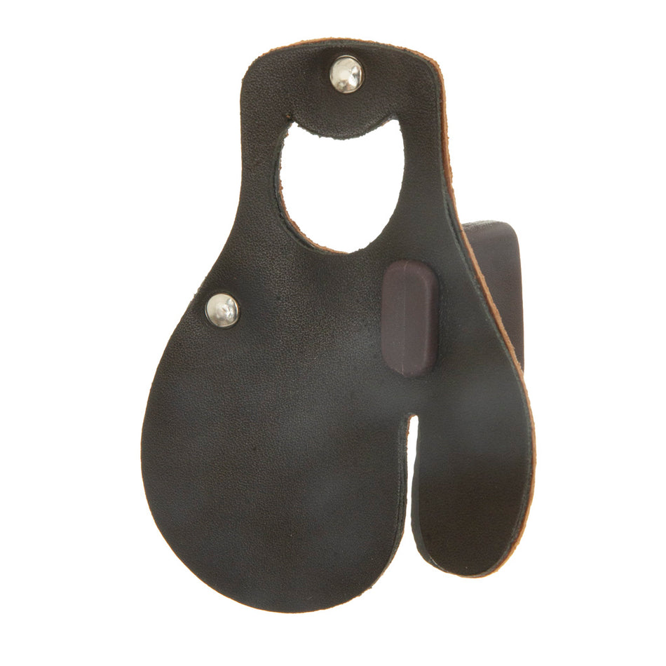 October Mountain Medium RH Leather Finger Tab Black Split Finger Design