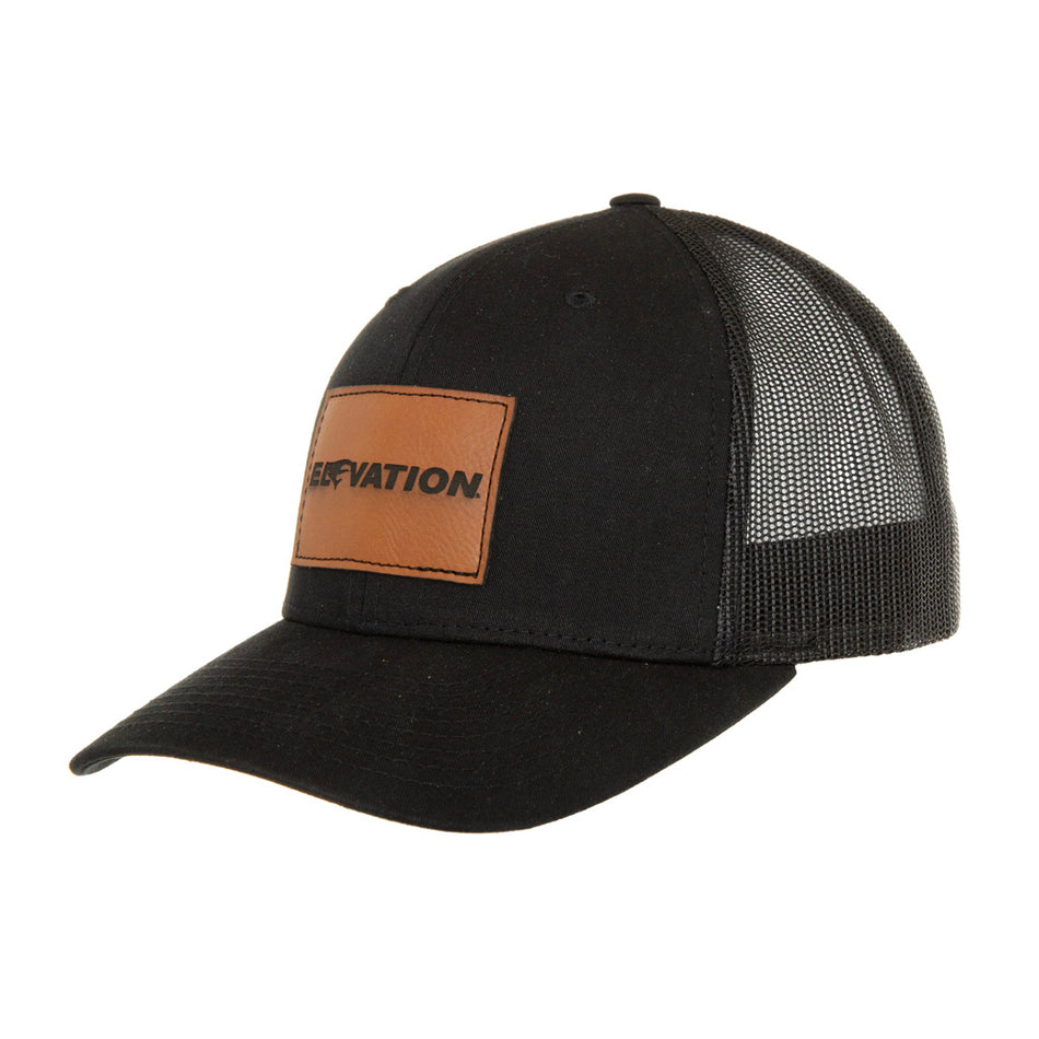 Elevation Black Patch Logo Cap
