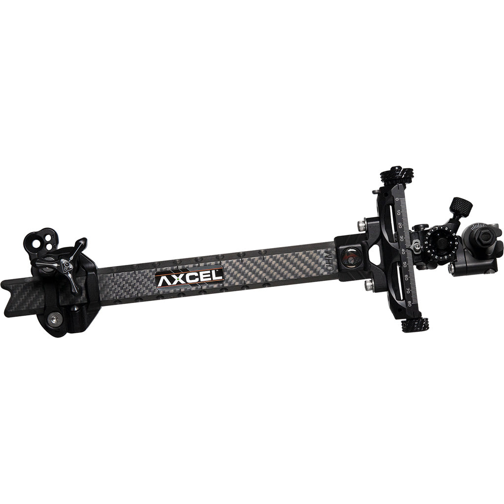 Axcel Achieve XP 1.5in Carbon Bar Tournament Compound Sight 9in RH Black
