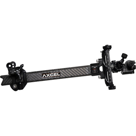 Axcel Achieve XP 1.5in Carbon Bar Tournament Compound Sight 9in RH Black