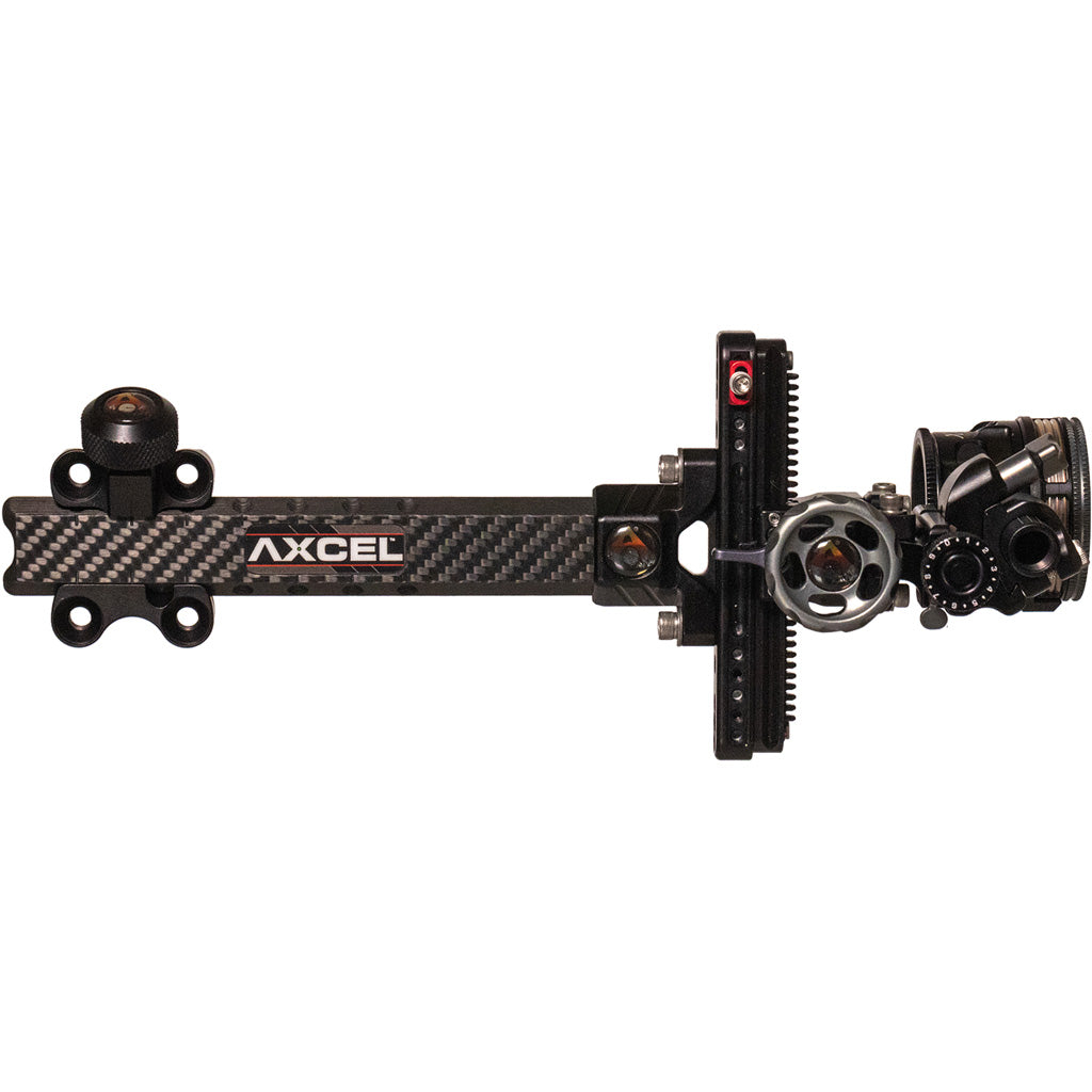 Axcel LANDSLYDE Plus Carbon Pro Slider Sight AVX-31 Ranger Double Pin .010 Black