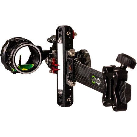 Axcel LANDSLYDE Plus Carbon Pro Slider Sight AVX-31 Ranger Double Pin .019 Black