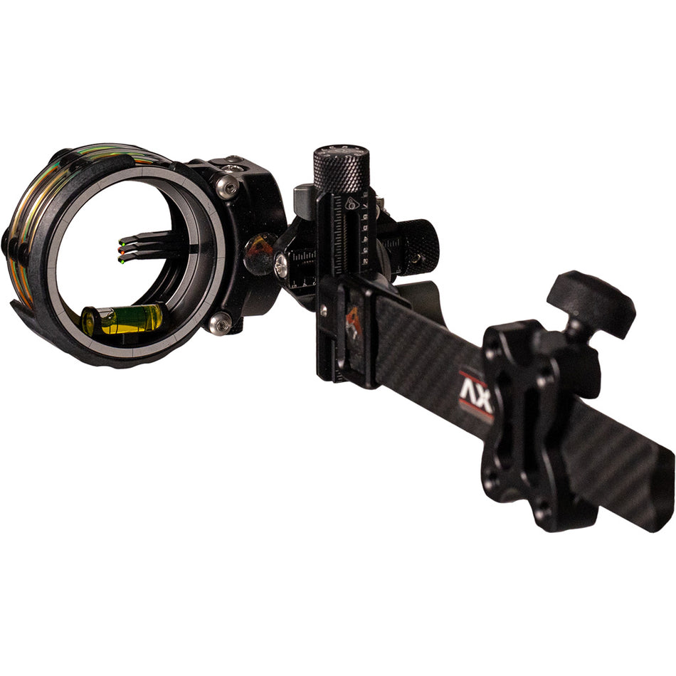 Axcel ArmorTech Lite Pro Compound Bow Sight Carbon Pro Bar 3-Pin .019 RH/LH