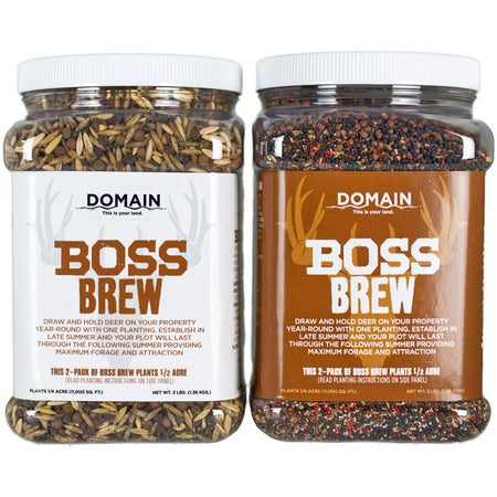 Domain Boss Brew Deer Food Plot Seed Blend - Half Acre Coverage