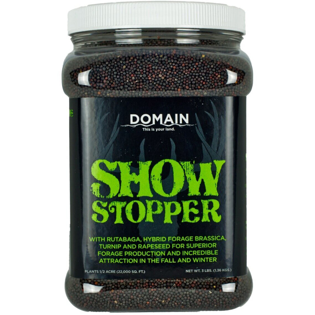 Domain Show Stopper Fall Winter Deer Plot Seed - Half Acre