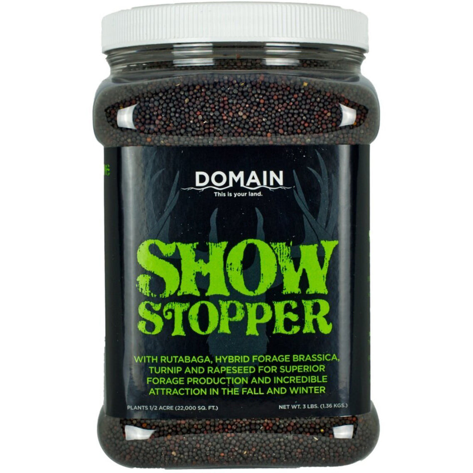 Domain Show Stopper Fall Winter Deer Plot Seed - Half Acre