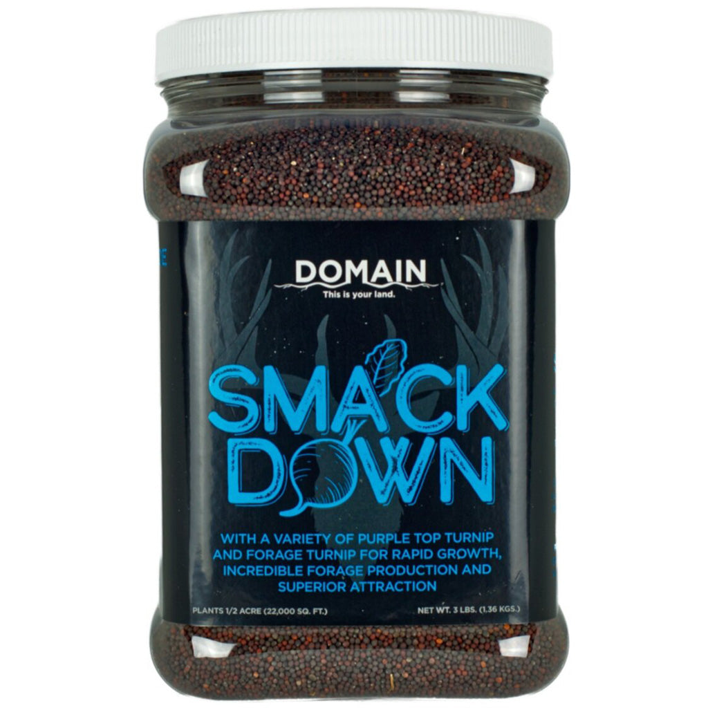 Domain Smack Down Turnip Variety Deer Plot Seed - Half Acre