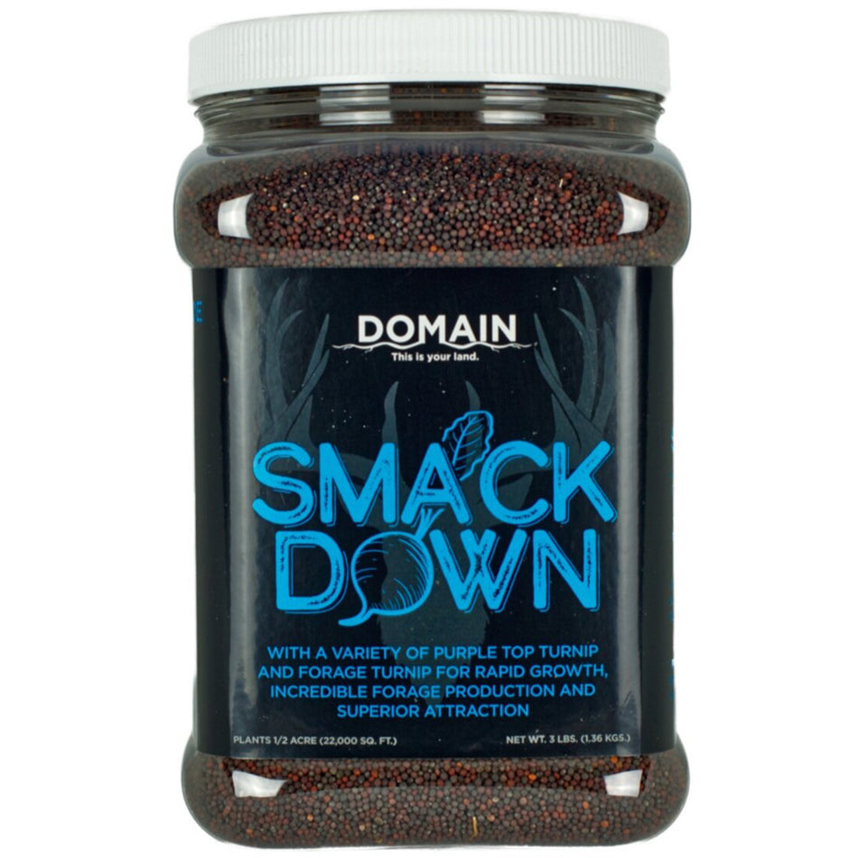 Domain Smack Down Turnip Variety Deer Plot Seed - Half Acre