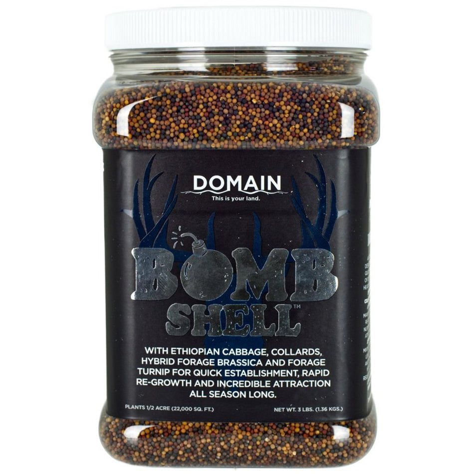 Domain Bombshell Super Food Deer Plot Seed Blend - Half Acre
