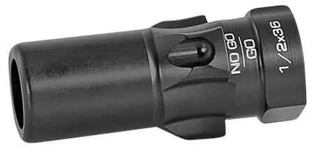 Rugged Suppressors OA005 3-Lug Suppressor Adapter 9mm 1/2"-36 tpi Black Patented Go No Go Gauge