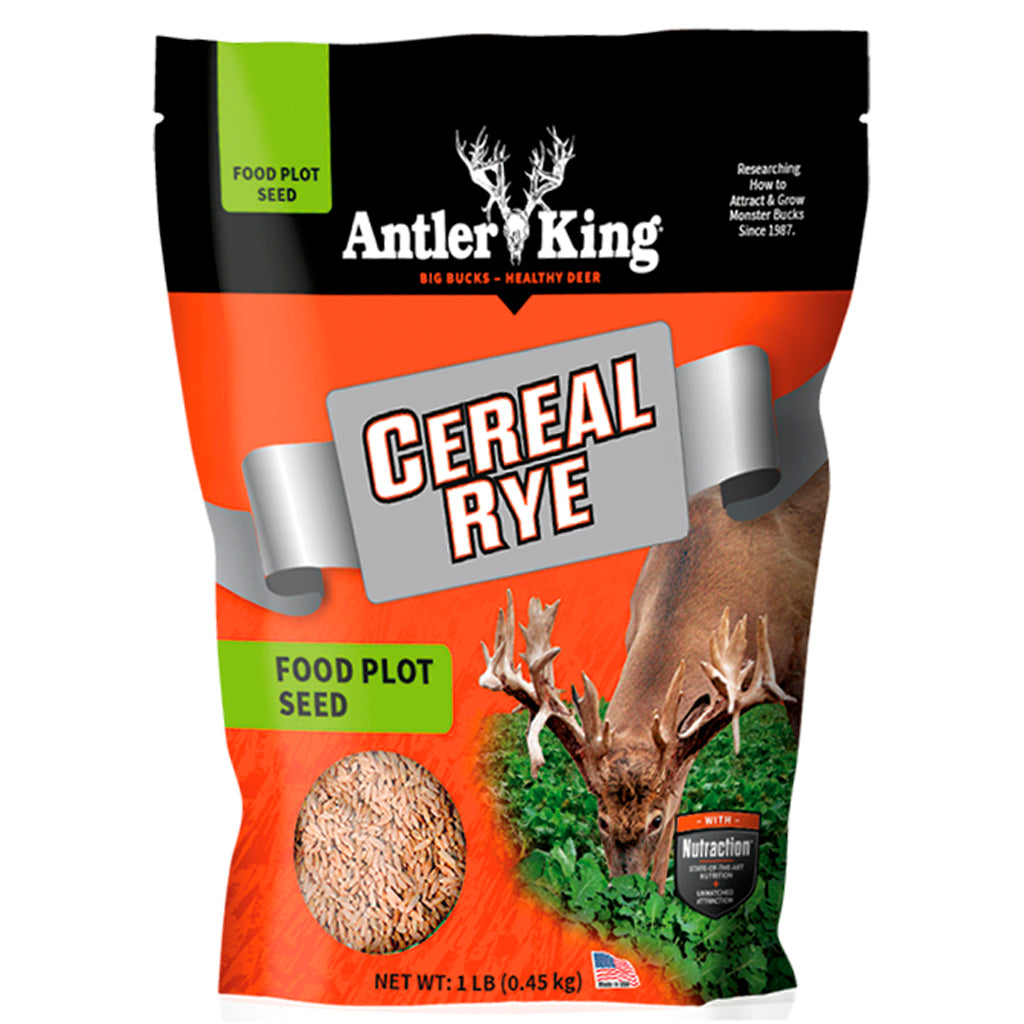Antler King Cereal Rye Seed Food Plot 1/60 Acre Coverage