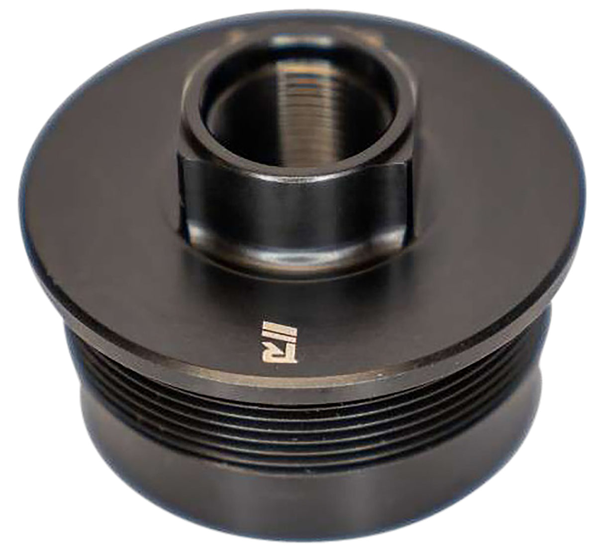 Rugged DTM004 Universal Direct Thread Mount M18x1 tpi Matte Black 1.375"-24 tpi Suppressor Mount