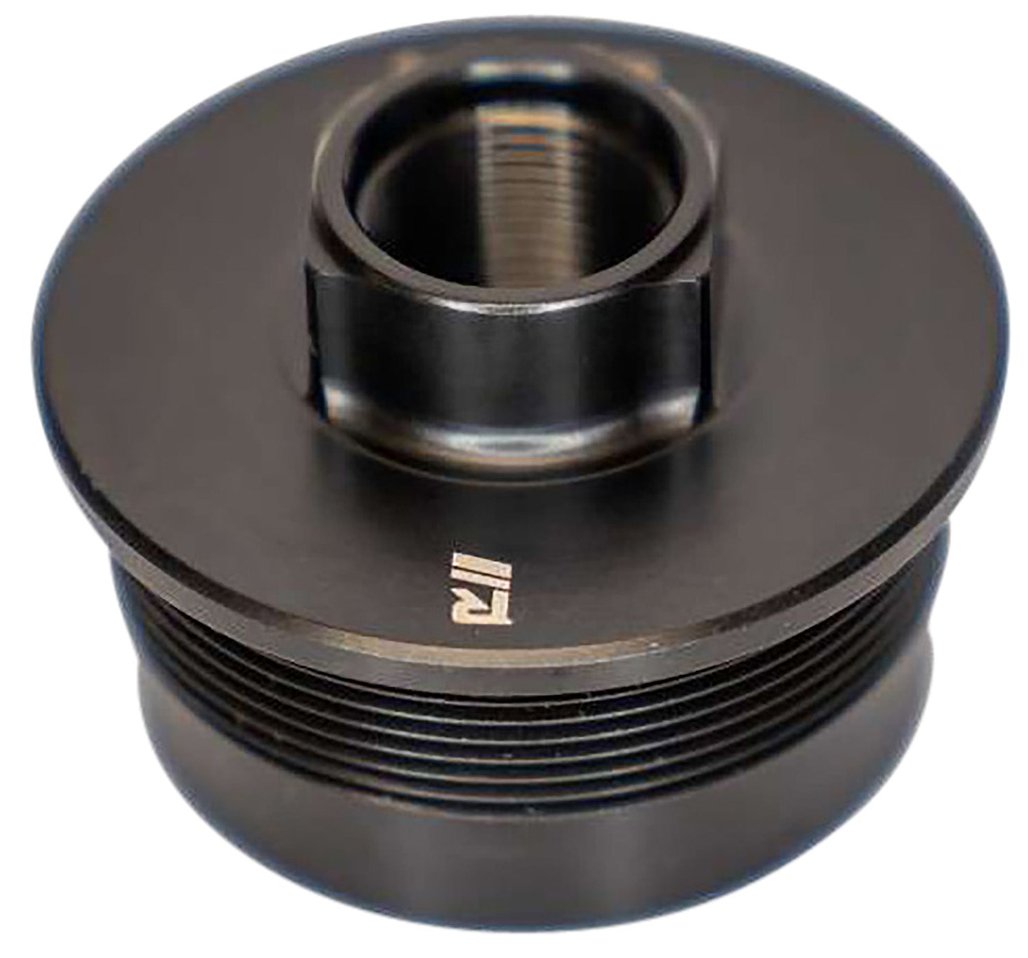 Rugged DTM004 Universal Direct Thread Mount M18x1 tpi Matte Black 1.375"-24 tpi Suppressor Mount