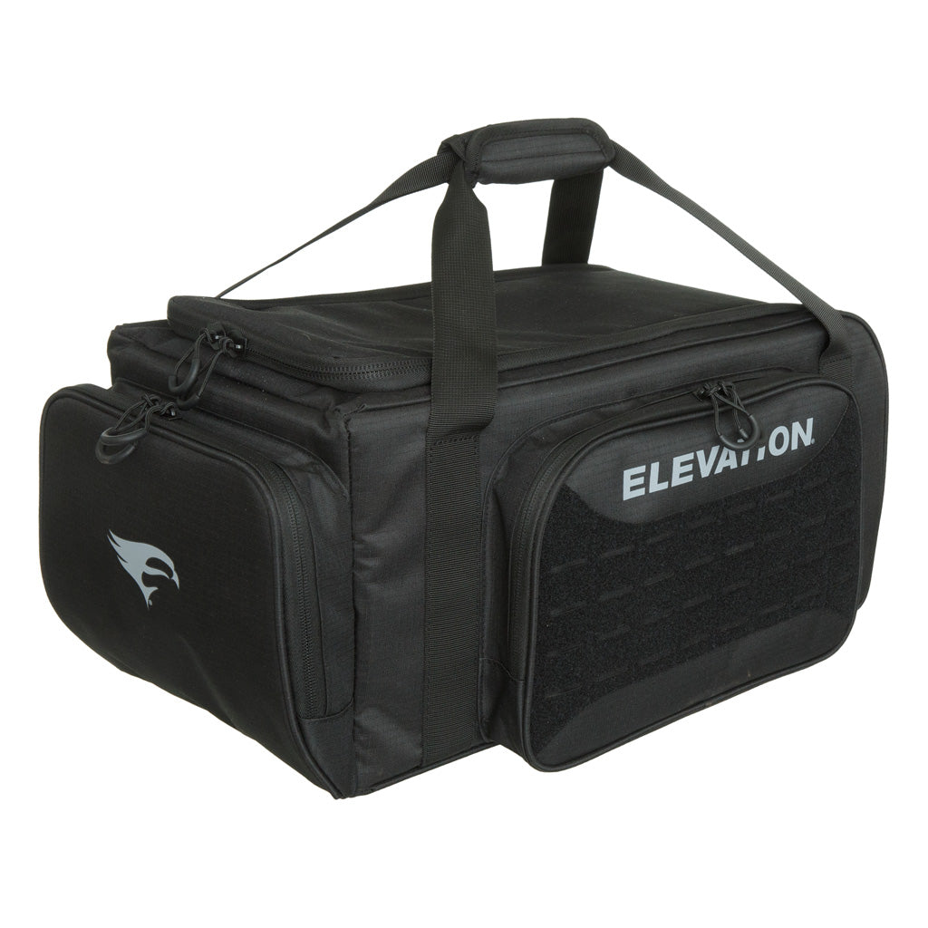 Elevation Tailwind Black Range Bag with Pistol Sleeve and MOLLE System