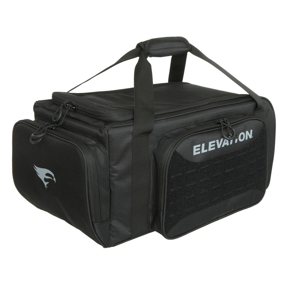 Elevation Tailwind Black Range Bag with Pistol Sleeve and MOLLE System