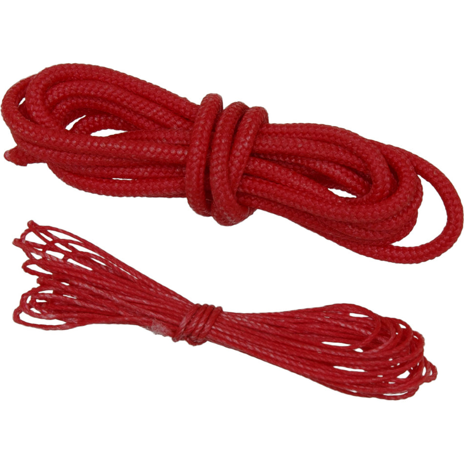 October Mountain Red Bow String Loop and Serving Repair Kit 3ft/6ft