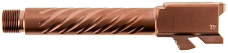 Ballistic Advantage Premium Series 9mm Luger Glock 19 Gen 3-5 Spiral Fluted Threaded Copper PVD Pistol Barrel 416R Stainless