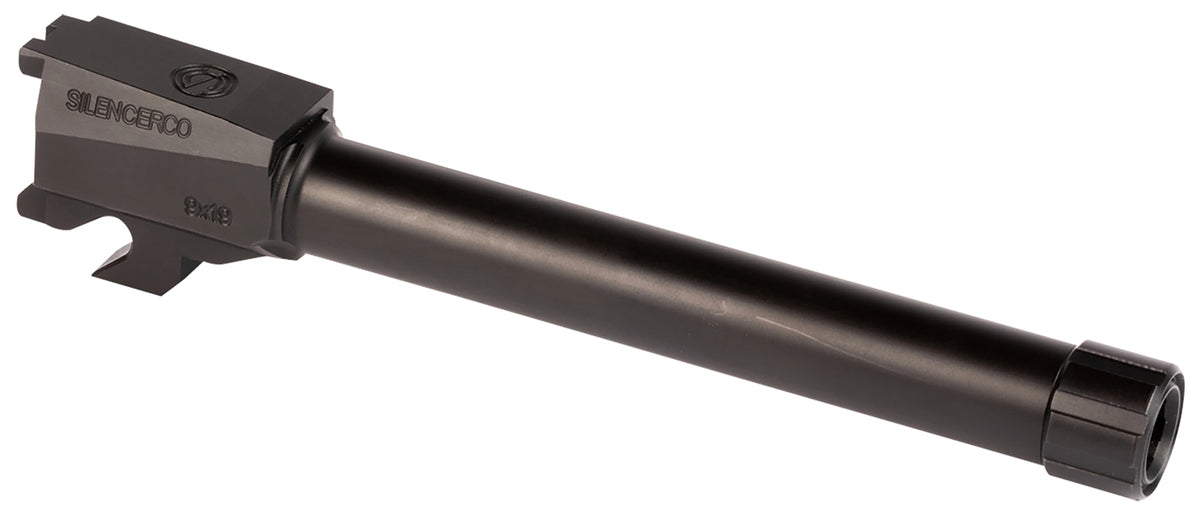SilencerCo AC2413 9mm 5.46" Threaded Pistol Barrel, Black Nitride SS, Sig P320 Full Size