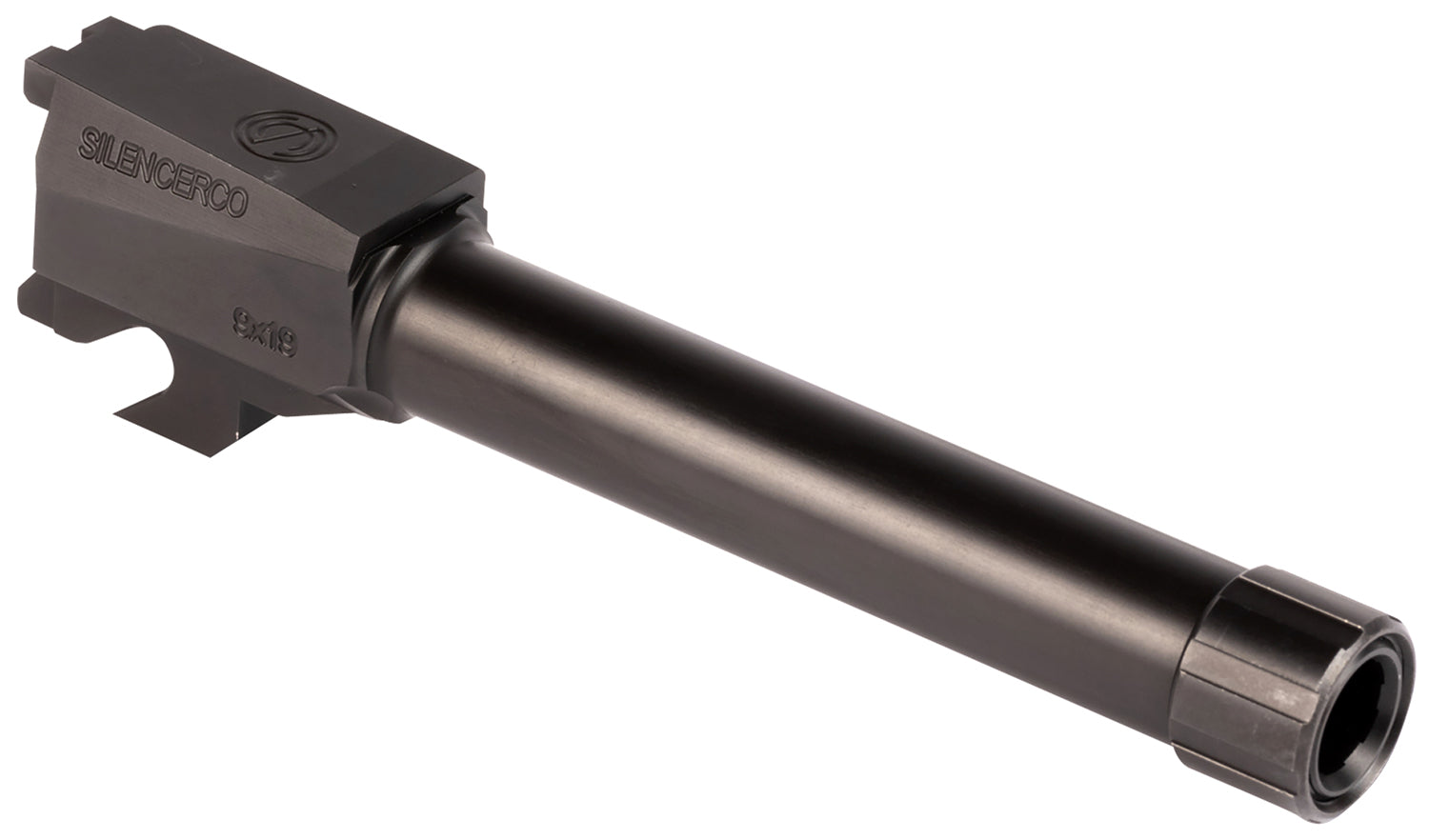 SilencerCo AC2486 9mm 4.50" Threaded Pistol Barrel, Black Nitride SS, Sig P320 Compact