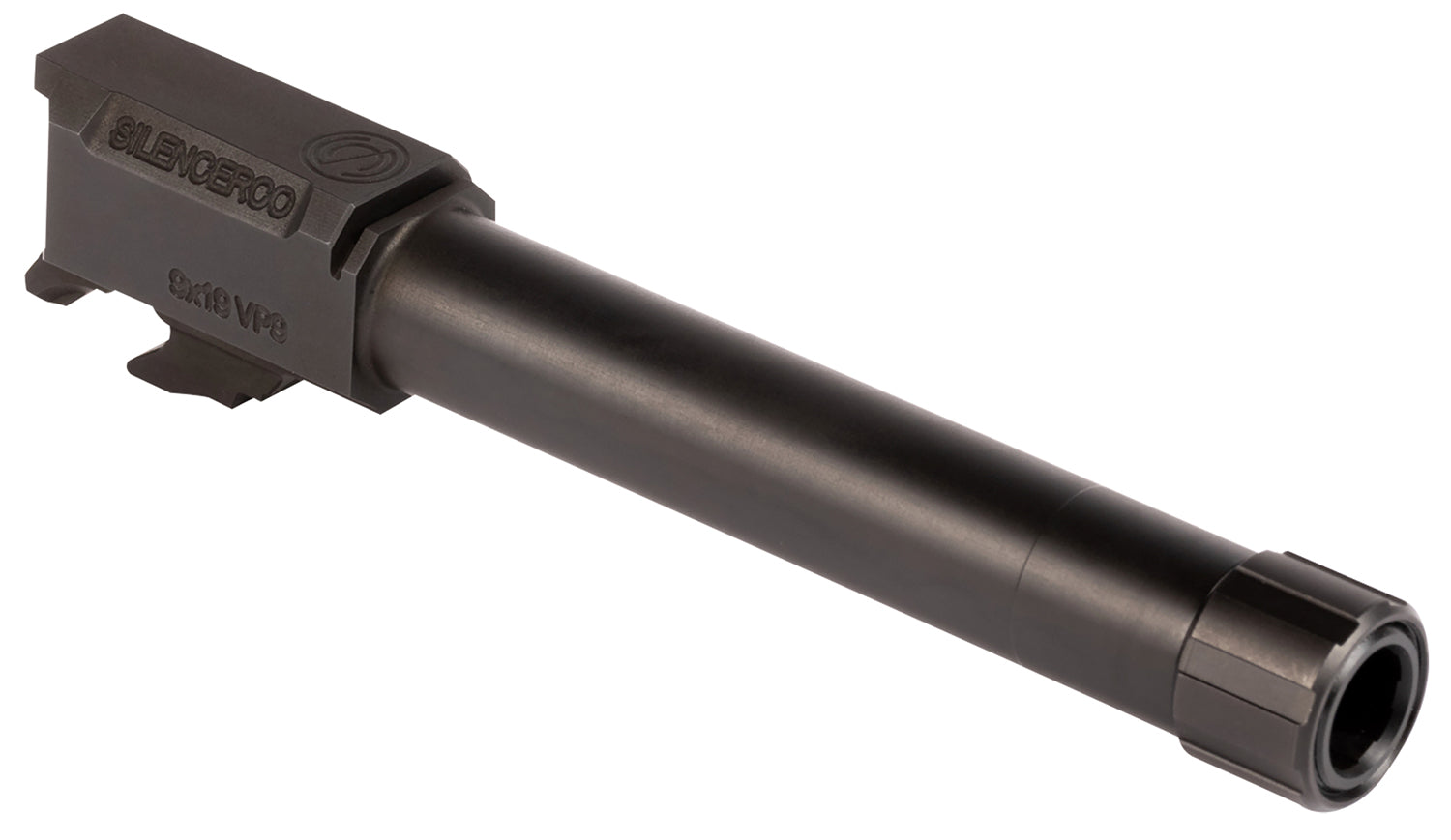 SilencerCo AC1549 9mm 4.50" Threaded Pistol Barrel, Black Nitride SS, HK VP9