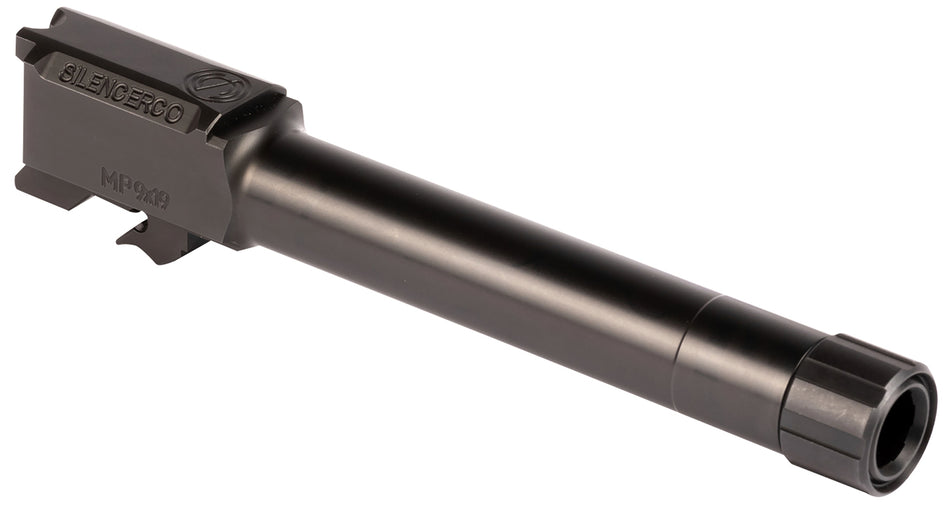 SilencerCo AC2023 9mm 4.75" Threaded Pistol Barrel, Black Nitride SS, S&W M&P9