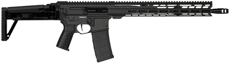 CMMG Dissent Mk47 5.56 NATO Rifle 30+1, 16.1" Black Armor Finish, Side Folding Stock, M-LOK Handguard