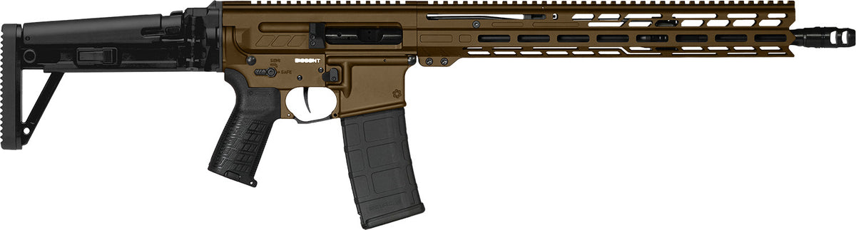 CMMG Dissent Mk4 5.56 NATO Rifle, 16.1" Barrel, Midnight Bronze Finish