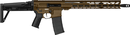 CMMG Dissent Mk4 5.56 NATO Rifle, 16.1" Barrel, Midnight Bronze Finish