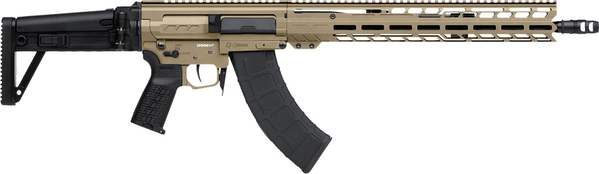 CMMG Dissent MK47 7.62x39mm 16.1" Rifle, Coyote Tan Receiver, 30+1 Capacity